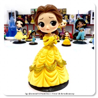 Q Posket Disney Characters • Belle จาก Banpresto : สีเข้ม กล่องครบ (สินค้าใหม่ ของแท้ นำเข้าจาก Japan คร้า)