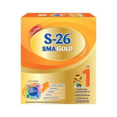 ภาพหน้าปกสินค้าS-26 S26 S 26 SMA Gold สูตร 1 นมผง นม เอส 26 เอส26 เอสเอ็มเอ โกลด์ 600 กรัม (06206)