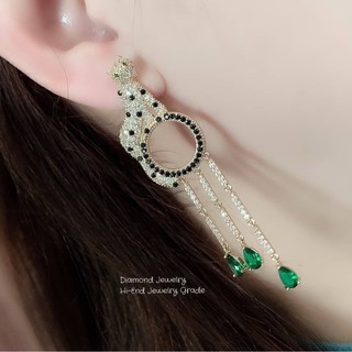 Diamond Earring งานเพชร CZ แท้ งานสวยมว้ากกกกกถึงมากที่สุดคะ รุ่นนี้แนะนำเลยค่ะ เพชรเยอะ เพชรน้ำขาวมากๆ