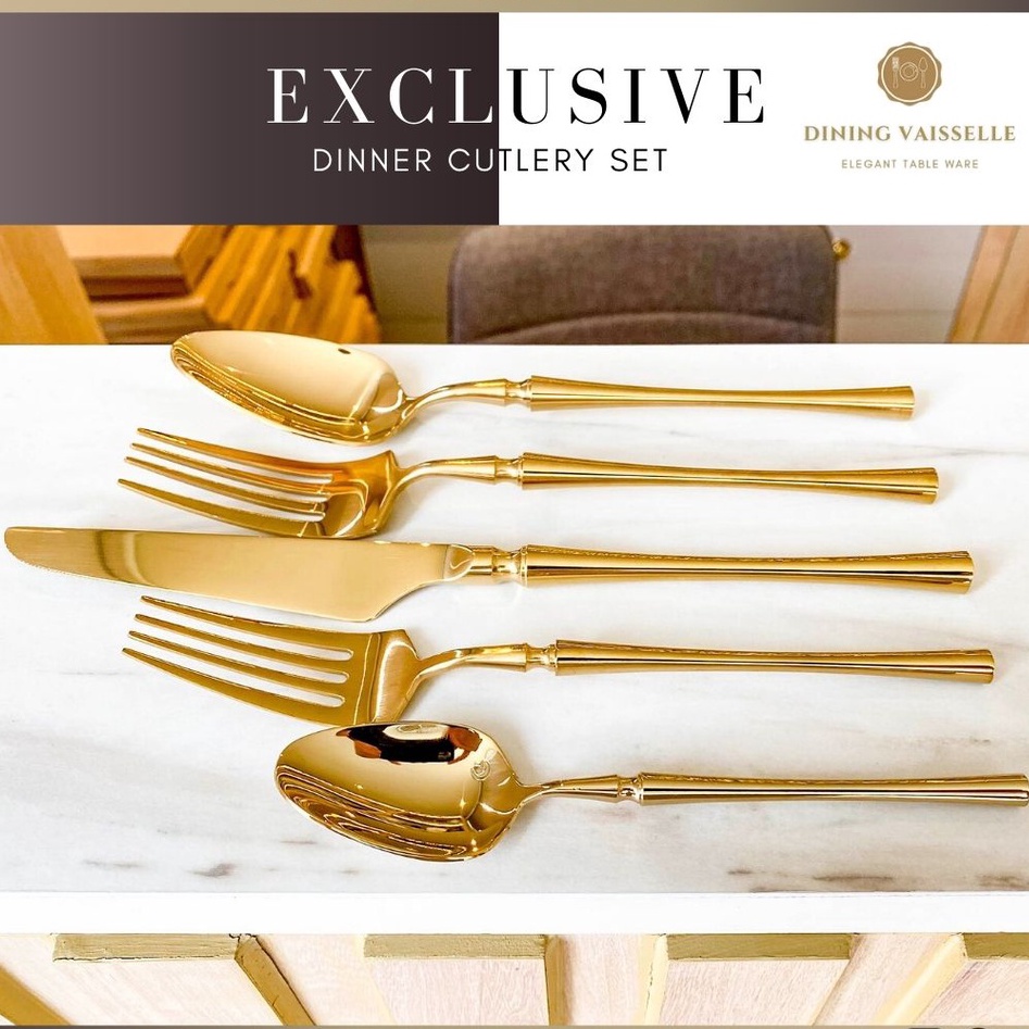 royal-gold-cutlery-set-ช้อน-ส้อม-มีด-ช้อนขนม-ทอง-stainless-steel-304-หรูหราเสริมบรรยากาศบนโต๊ะอาหาร