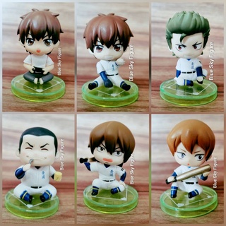 Ace of Diamond อนิเมะเบสบอล Set 2 ฟิกเกอร์ตัวเล็กๆ น่ารักๆ  (ของแท้ มือ 2)