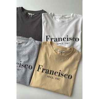 เสื้อยืดคอกลม Francisco T-shirt #C6790