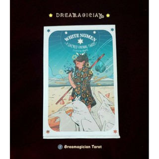 White Numen A Sacred Animal Tarot ไพ่ยิปซีแท้ลดราคา ไพ่ทาโร่ต์ ไพ่ออราเคิล Tarot Oracle Card