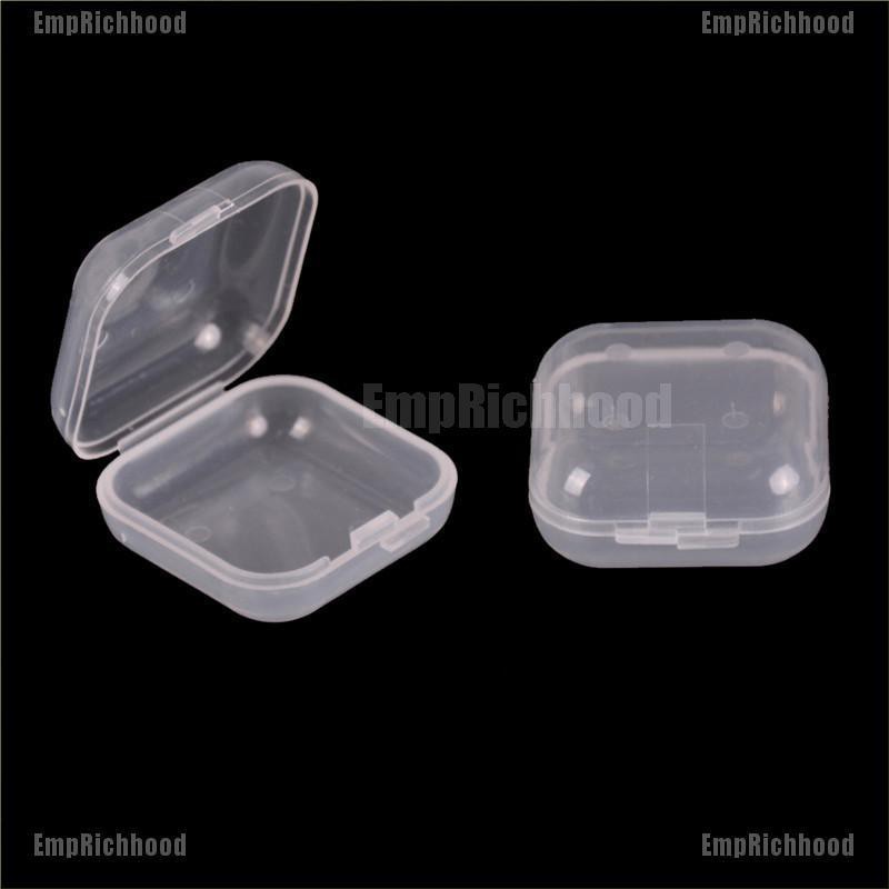 emprichhood-กล่องพลาสติกใส-ขนาดเล็ก-สําหรับเก็บของ-10-ชิ้น