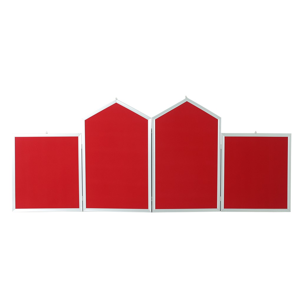 dohome-บอร์ดโครงงาน-4-พับ-ทรงบ้าน-สีแดง-ea