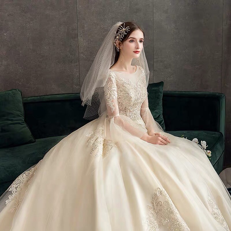 pre-order-cywd-009-wedding-dress-ชุดเจ้าสาว-ชุดแต่งงาน-ชุดแต่งงานเจ้าหญิง