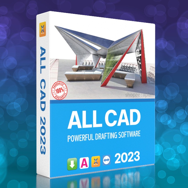 ภาพหน้าปกสินค้าALL CAD 2023 Drafting Software win64  Full lifetime