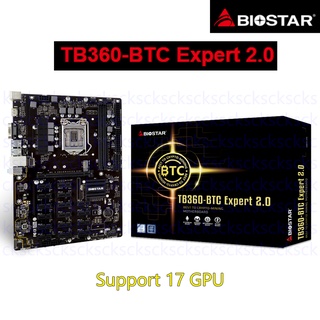 ภาพหน้าปกสินค้าพร้อมส่ง Mainboard Biostar TB360 BTC EXPERT 2.0 LGA1151 Intel B360 DDR4 17 GPU Mining Motherboard #TB 360 BTC Pro 2.0 ที่เกี่ยวข้อง