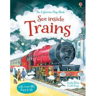 DKTODAY หนังสือ USBORNE SEE INSIDE TRAINS (AGE 6+)