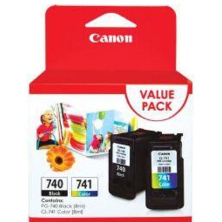 Canon PG-740+CL-741 Value pack ตลับหมึกอิงค์เจ็ท สีดำ+สี Black+Color Original Ink