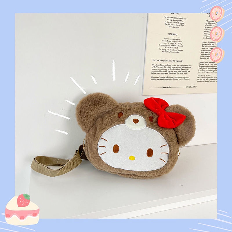 hot-sale-cute-latte-bear-furry-messenger-phone-bag-japanese-bow-hello-kitty-jk-girl-messenger-lo-bag