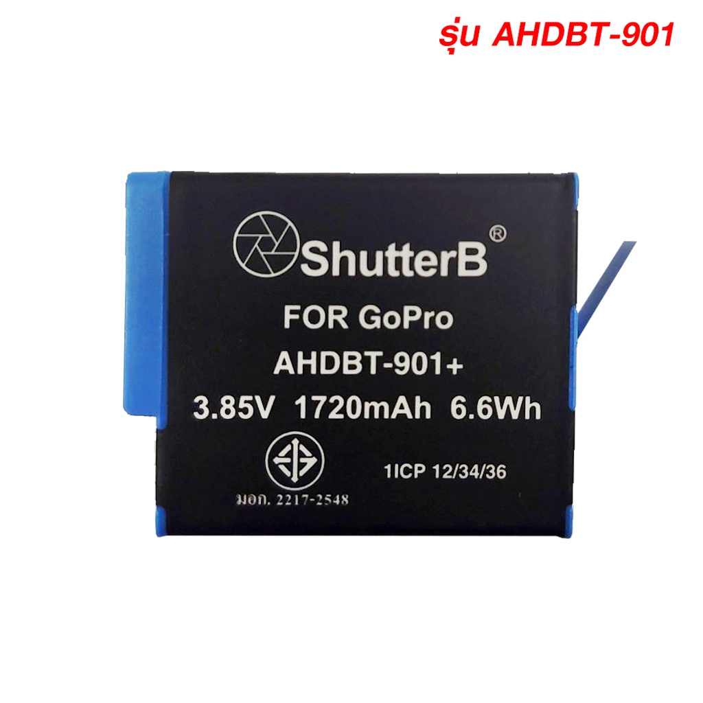 แบตเตอรี่-shutter-b-extra-capacity-battery-ahdbt-901-for-gopro-hero-9