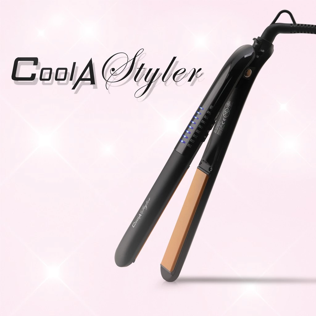 Coolastyler เครื่องหนีบผมและม้วนผม 2IN1 รุ่นหน้าจอสัมผัส