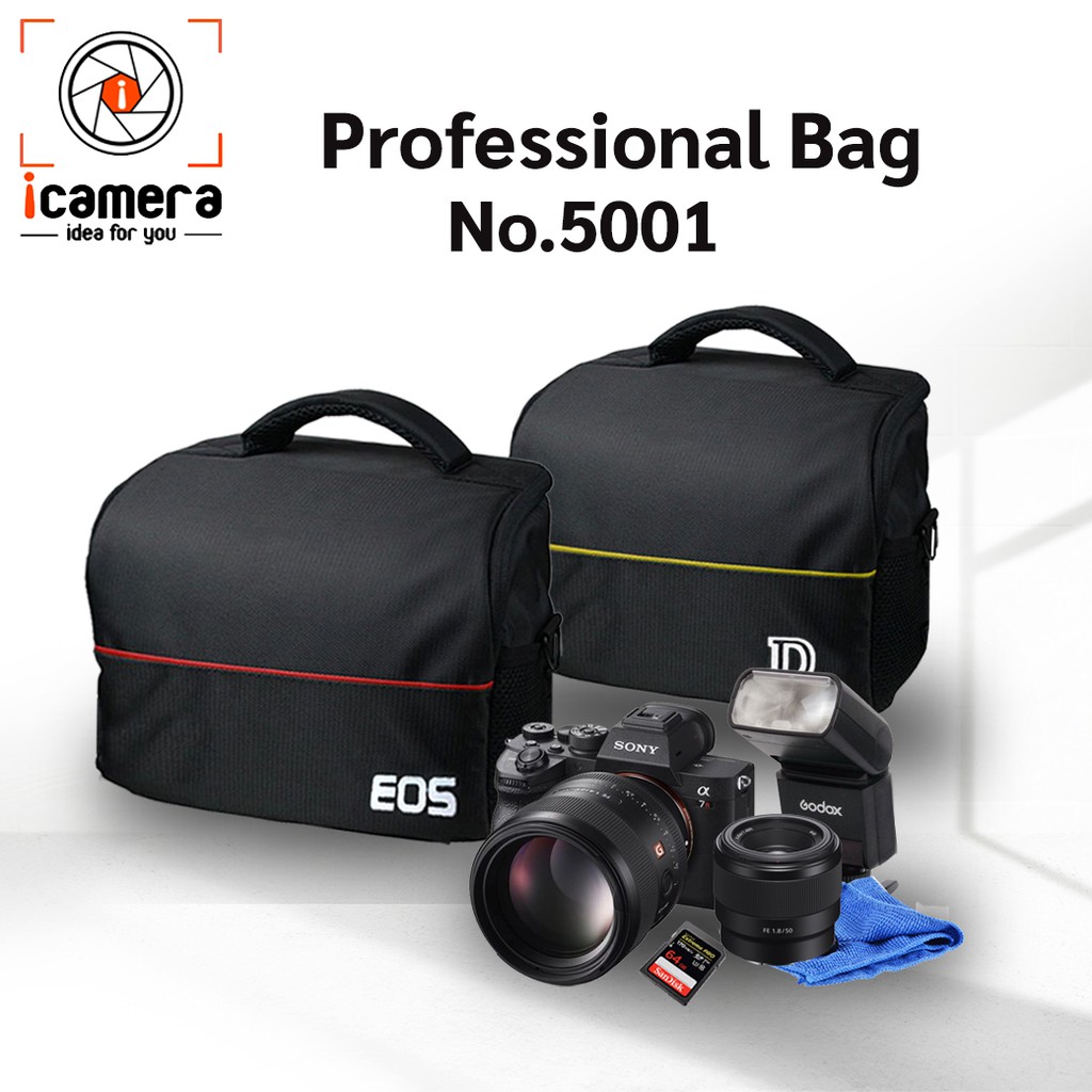 ภาพหน้าปกสินค้าCamera Bag No.5001 EOS Nik - กระเป๋ากล้อง DSLR, Mirrorless , Video , Compack