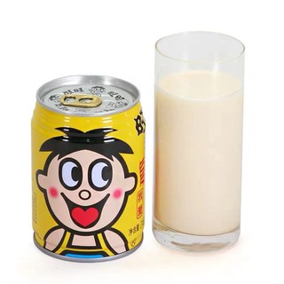 นมโคสด กลิ่นผลไม้รวม wangwang ตราว่างว่าง 果汁味 旺仔牛奶245ml (ชนิดกระป๋อง)