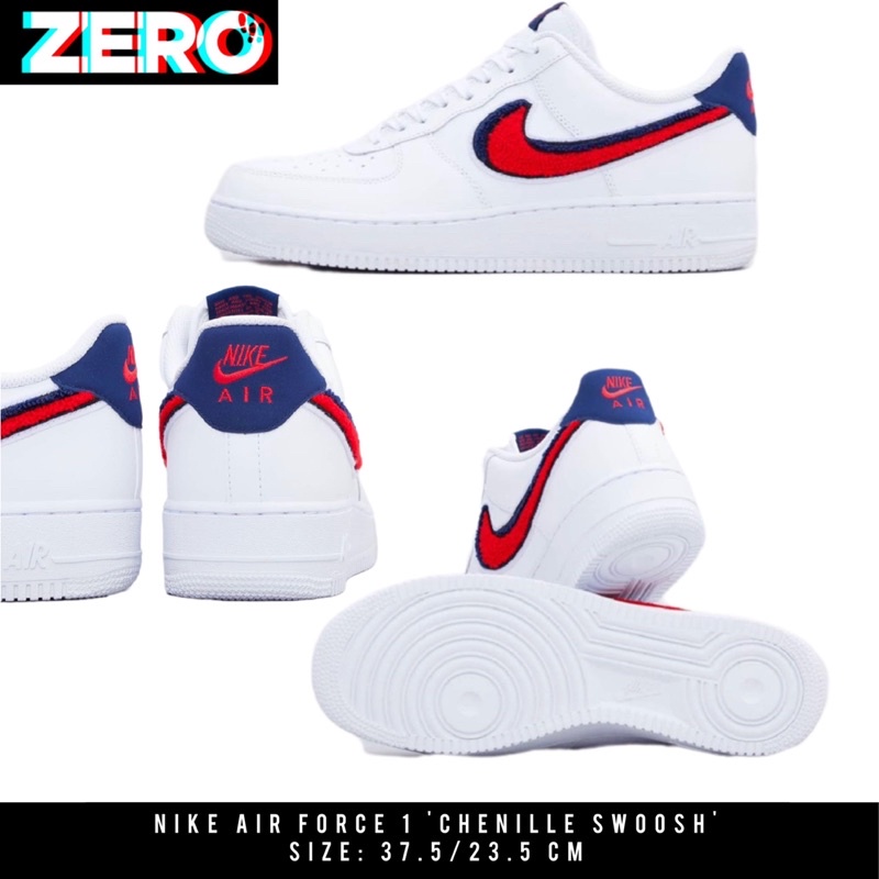 af1 chenille swoosh
