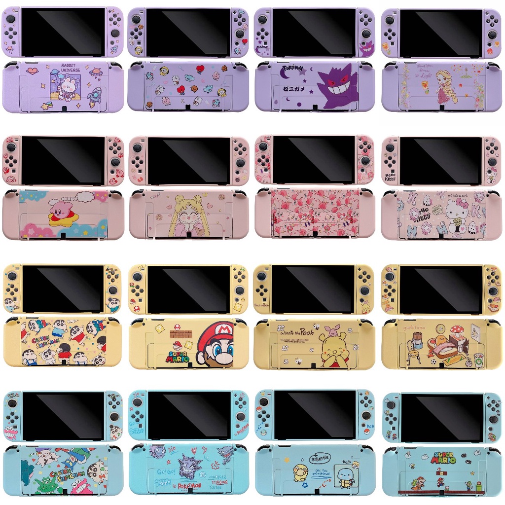 Nintendo Switch Oled case silicone soft shell Cartoon Pasting TPU ...