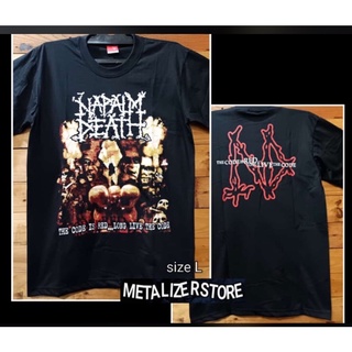 เสื้อยืดผู้ชาย เสื้อยืด พิมพ์ลาย Metal ROCK Music ORIGINAL DEATH REBEL สําหรับผู้ชาย S-5XL