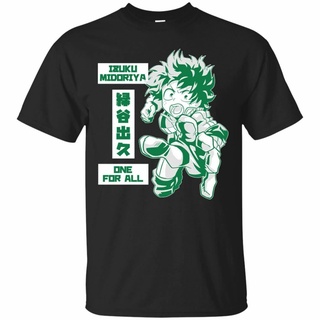 เสื้อผ้าผชเสื้อยืดแขนสั้น พิมพ์ลายอนิเมะ my hero academia izuku midoriya หลากสี สําหรับผู้ชาย ไซซ์ s - 3xlS-5XL