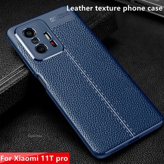 Xiaomi 11T pro 11tpro Xiaomi 11 Lite 5G NE 11lite 5G NE 11 Ultra 11 pro 11ultra 11pro Xiaomi11 Luxury Leather Phone Case Soft Bumper Shockproof Casing Fashion Solid Color Leather Back Cover