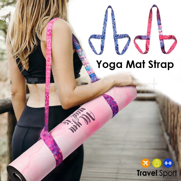 ภาพหน้าปกสินค้าเชือกรัดเสื่อโยคะ : Yoga Mat Strap