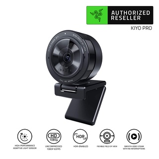 สินค้า Razer Kiyo Pro Streaming Webcam 1080p/60FPS Light Sensor HDR-Enabled&Wide-Angle Lens Adjustable FOV USB 3.0 (เว็บแคม)