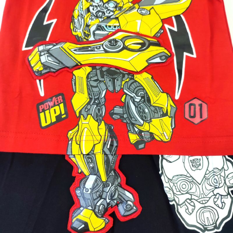 ชุดเด็ก-เสื้อยืด-กางเกง-หุ่นยนต์-ทรานส์ฟอร์เมอร์-transformers-สินค้าลิขสิทธิ์แท้