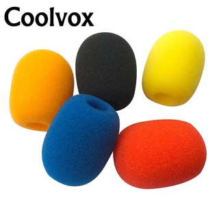 สินค้า Coolvox โฟมครอบไมโครโฟนเส้นผ่าศูนย์กลาง 1 . 3 ซม . X 3 . 6 ซม . 5 ชิ้น / ล็อต