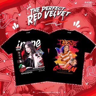 ผ้าฝ้าย 100%(+FREEBIES) เสื้อยืด ลาย Irene Redvelvet SeriesS-3XL