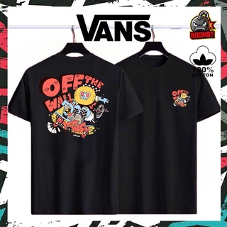 Tee เสื้อแฟชั่นผญ sexy VANS OFF THE WALL SKATER เสื้อยืดผู้ชายผู้หญิง Unisex Clothes Men Women Girls