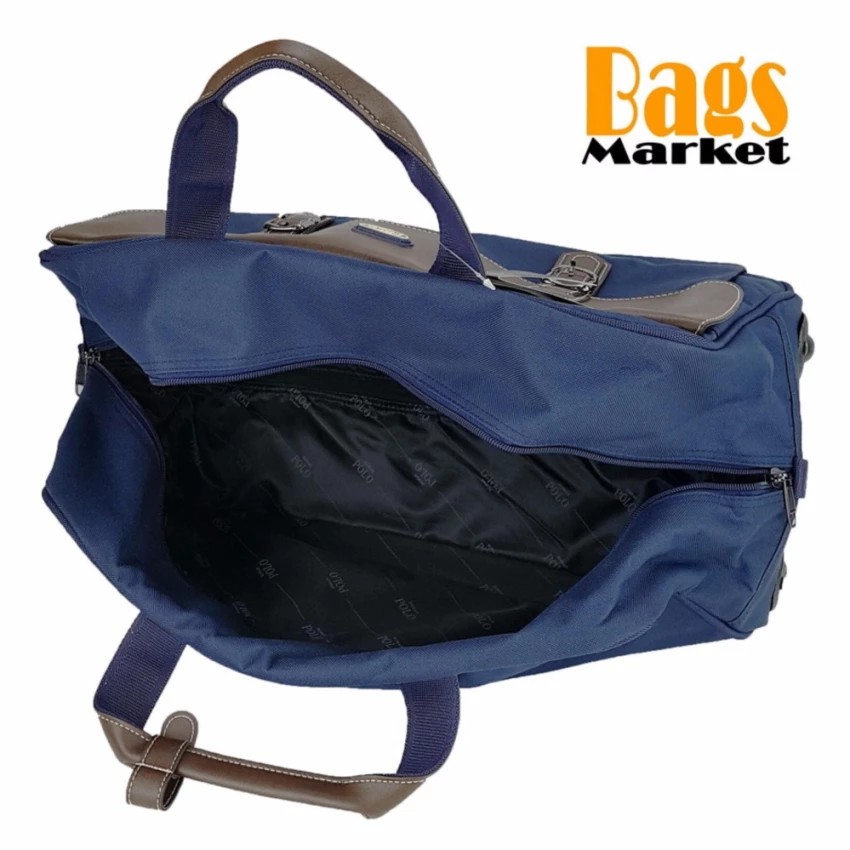 romar-polo-กระเป๋าเดินทางแบบถือพร้อมล้อลากขนาด-20-นิ้ว-code-1142-1-blue-fbl-r1142
