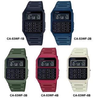 [ประกัน CMG] Casio Data Bank นาฬิกาข้อมือ รุ่น CA-53WF CA-53WF-1B CA-53WF-2B CA-53WF-3B CA-53WF-4B CA-53WF-8B