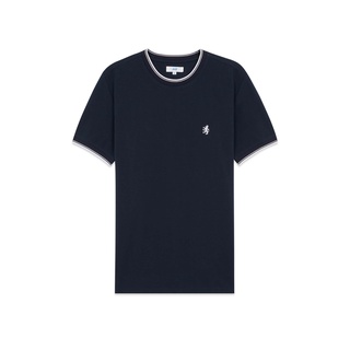 AIIZ (เอ ทู แซด) - เสื้อยืดแขนสั้น ปักโลโก้  Mens Tipped T-Shirt