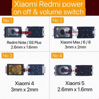 Xiaomi Redmi สวิตช์เปิดปิด และระดับเสียง 10-50 ชิ้น