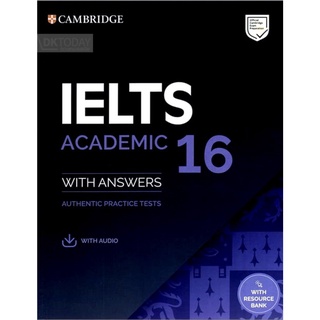 DKTODAY หนังสือ CAMBRIDGE IELTS 16 Academic Students Book with Answers with Audio with Resource Bank