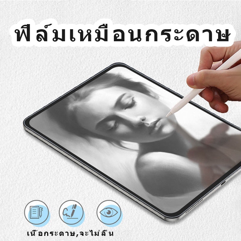 ไอแพดฟิล์มกันรอย-ฟิล์มคล้ายกระดาษ-2018-9-7-air1air-gen5-6-10-5-gen6gen7gen9-10-2-2020-pro11-mini-456-จิตรกรรม