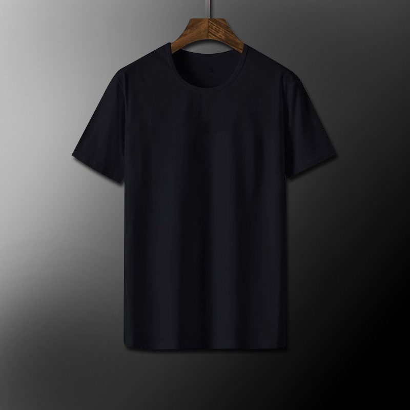 ภาพสินค้าTS MEN เสื้อยืดคอกลมแขนสั้น เสื้อยืดสีล้วนสีดำ สีขาวรุ่น 0019 จากร้าน t.smenshop บน Shopee ภาพที่ 2