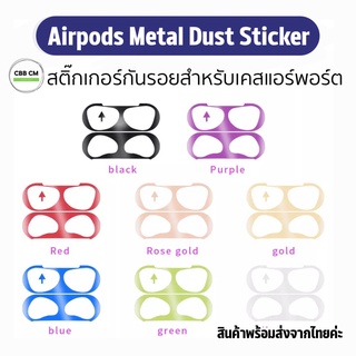 พร้อมส่ง🇹🇭สติ๊กเกอร์กันรอยAirPods 3 2021/AirPods1-2 ฟิล์มกันฝุ่น Sticker Dust Proof Film กันรอยแอร์พอต หูฟังairpod apple