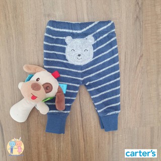 กางเกงหมีสีน้ำเงิน ลายทาง แบรนด์ Carters ของใหม่