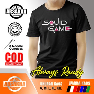 เสื้อยืด พิมพ์ลายโลโก้ SQUID GAME DRAKOR DRAMA KOREA Distro - Arsakha