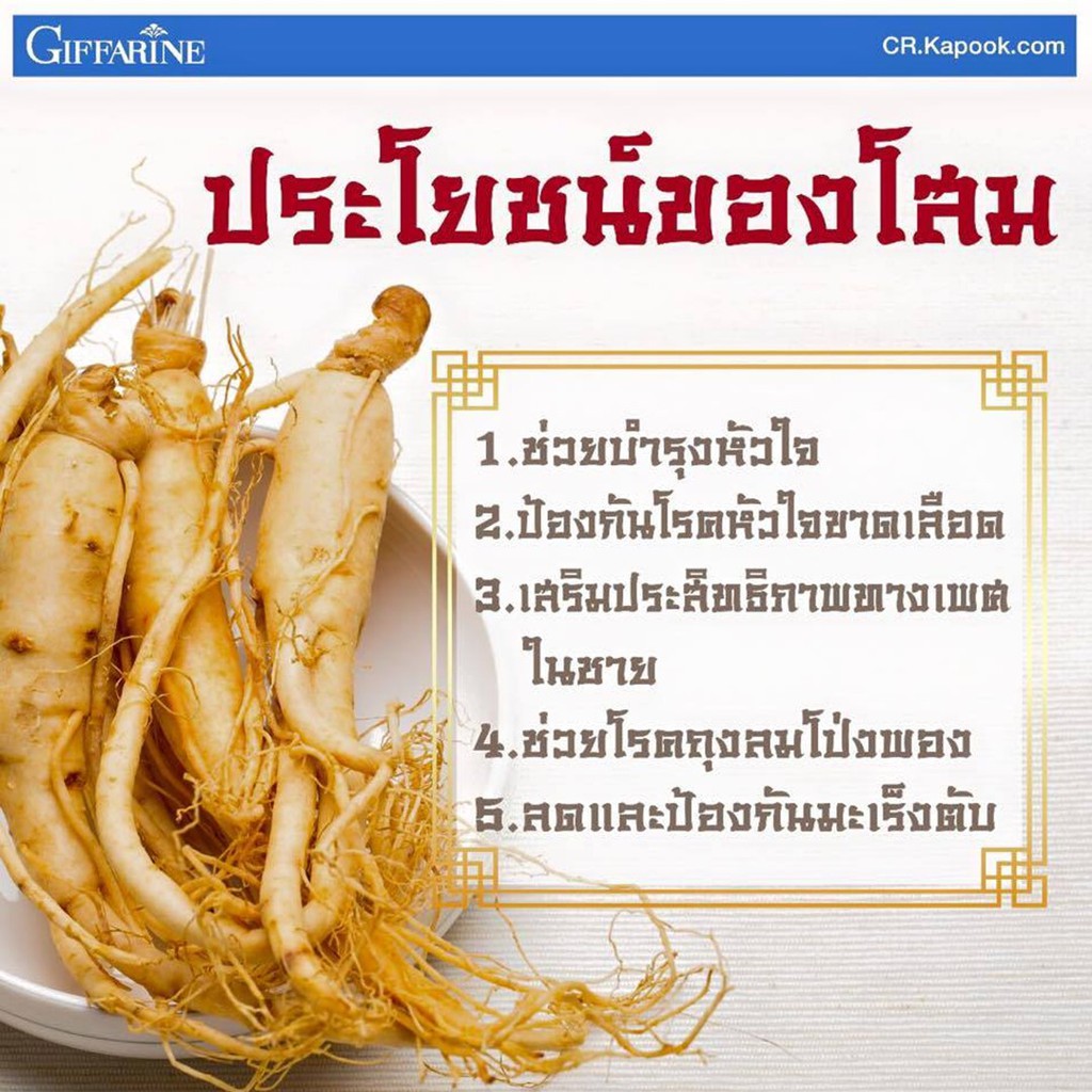 มีโปร-กิฟฟารีน-โสมเกาหลี-โสมเกาหลีแท้-โสมเกาหลี-สกัด-giffarine-ginseng