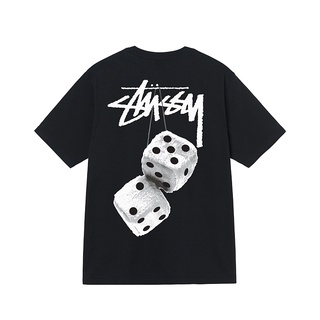 เสื้อยืดพิมพ์ลายแฟชั่น เสื้อยืด ลาย STUSSY FUZZY DICE