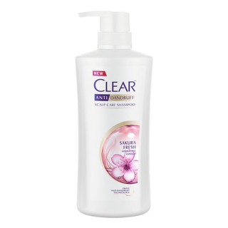 Clear Sakura Fresh Anti-Dandruff Shampoo เคลียร์ แชมพู กลิ่นซากุระ สดชื่นยาวนาน ขนาด 370 มล.