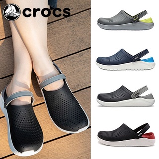 รองเท้าแตะลำลองอินเทรนด์สไตล์ Crocs LiteRide Clog ยอดนิยม รองเท้าชายหาดเบาสบาย