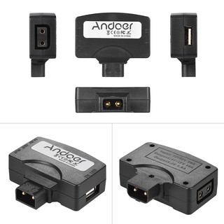 Andoer D-Tap to 5V USB อะแดปเตอร์ Connector for Camcorder ส่วนลด100 บาท โค้ด