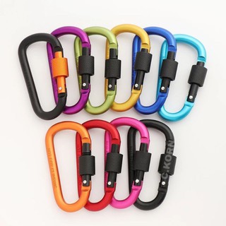 ภาพหน้าปกสินค้า☀️พร้อมส่ง☀️CBN02 คาราบิเนอร์  Carabiner D ตะขอเกี่ยว ที่เกี่ยวข้อง