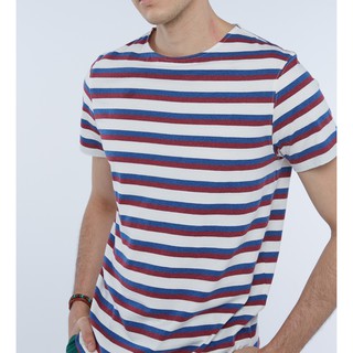 multi striped tee shirt
