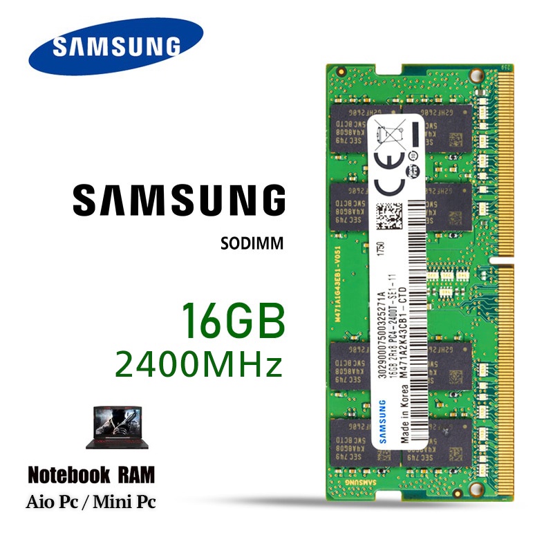 Ram Samsung Notebook l ALL in One Pc l Mini Pc แผ่นละ 16 GB DDR4 Bus ...