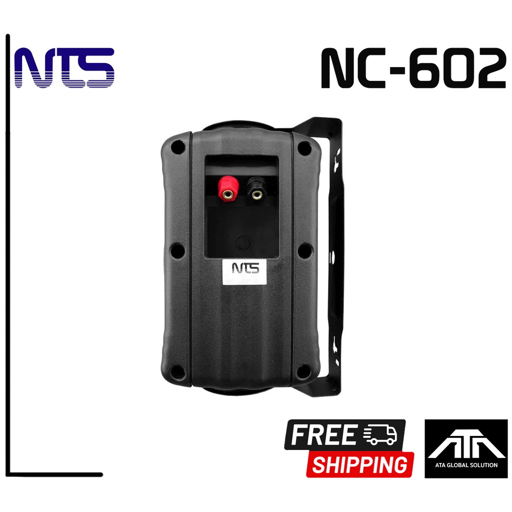 nts-nc-602-ตู้ลําโพง-2-ทาง-6-นิ้ว-พร้อมขาแขวน-nts-nc602-100-watts-เหมาะสำหรับติดตั้งในห้องเรียน-ห้องประชุม-ร้านอาหาร