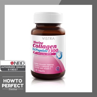 VISTRA Marine Collagen TriPeptide คอลลาเจน (30เม็ด)